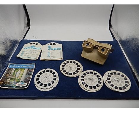 Retro view finder with slides including Magic roundabout, Disney, Star Trek