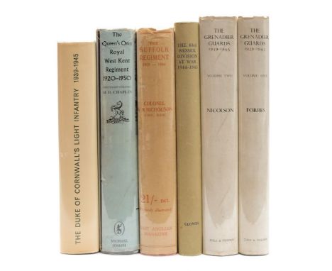 NICOLSON, Captain Nigel & FORBES, Patrick - The Grenadier Guards in the War of 1939-1945 : 2 vols, illust, cloth in d/w, 8vo,