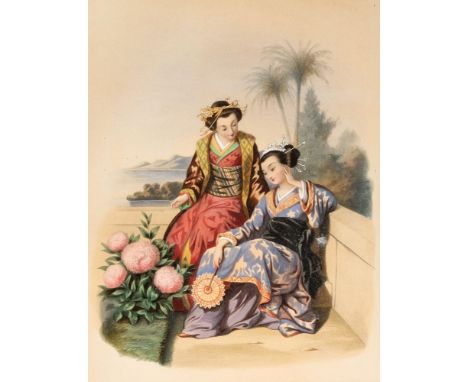 LELOIR, Heloise - Le Selam. Galerie fashionnable de Costumes, de Fleurs et de Femmes de tous les pays : printed title, plate 