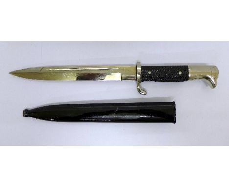 A German World War II dress bayonet, KS/98, Emil Voos maker, with scabbard