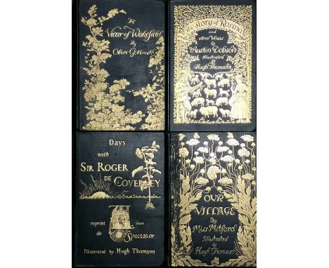 Thompson (Hugh [illustrator]). The Story of Rosina, and other verses, by Austin Dobson, London: Kegan Paul, Trench, Trubner &