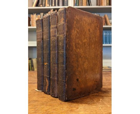 [Fitzgerald, Francis]. The Artist's Repository and Drawing Magazine, volumes 1-4, [c.1784], sepia engraved title to each (som