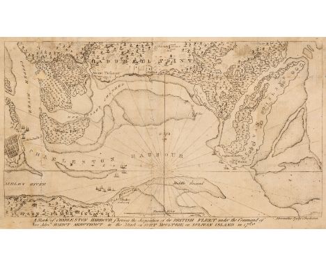 Abernethie (Thomas). A Sketch of Charleston Harbour shewing the disposition of the British Fleet under the Command of Vice Ad