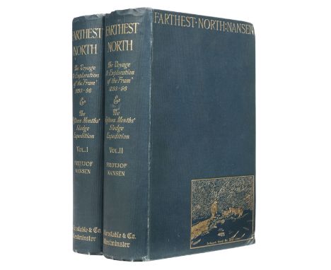 Nansen (Fridtjof). Farthest North. Being the Record of a Voyage of Exploration of the Ship Fram 1893-96, 2 volumes, 1st Engli