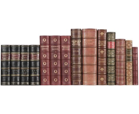 Pope (Alexander). The Works of Alexander Pope, in Verse and Prose, 8 volumes bound in 4, London: printed for Nichols and Son 