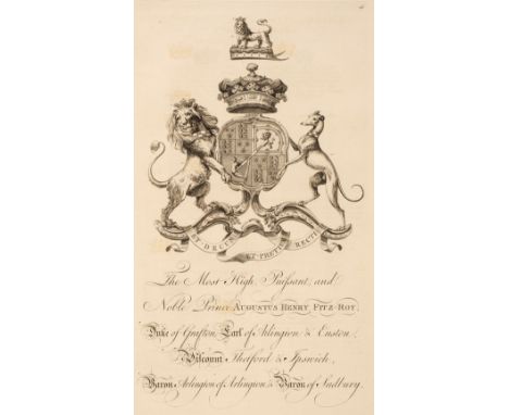 Segar (William). Baronagium Genealogicum: or The Pedigrees of the English Peers, deduced from the earliest times. Of which th