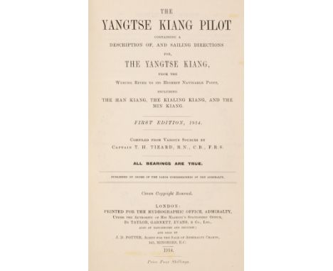 Tizard (Thomas Henry). The Yangtse Kiang Pilot, containing a description of, and sailing directions for, the Yangtse Kiang, f