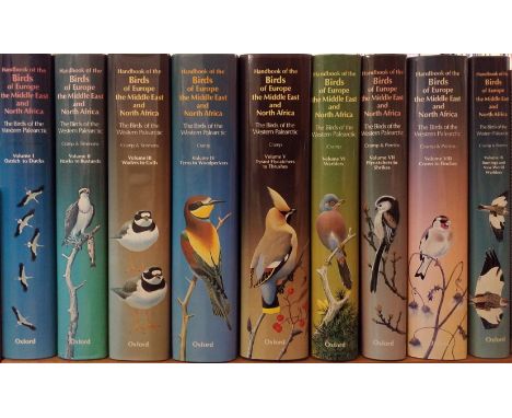 Cramp (Stanley et al). Handbook of the Birds of Europe the Middle East and North Africa, 9 volumes, mixed editions, Oxford: U