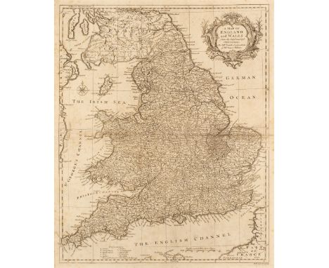 Seale (R. W.). A collection of 13 maps, circa 1745, uncoloured engraved double-page maps, charts and town plans, slight spott