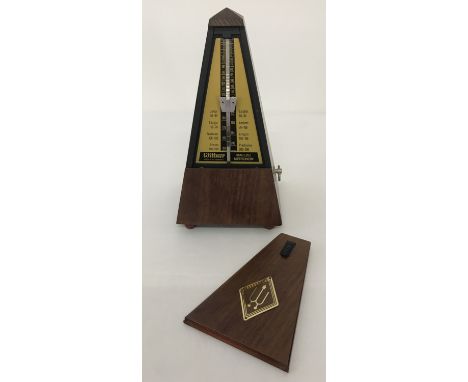 A vintage wooden cased metronome by Wittner, made in West Germany. In working order. Winder to side and Wittner plaque to fro