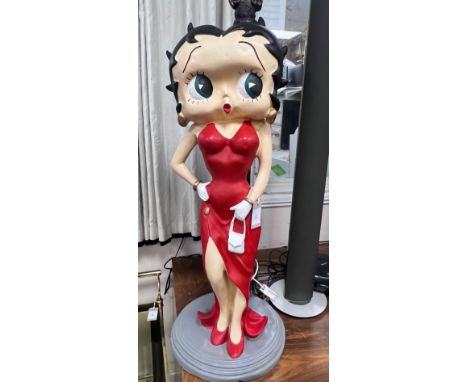 A modern composition 'Betty Boop' floor lamp, height 110cm