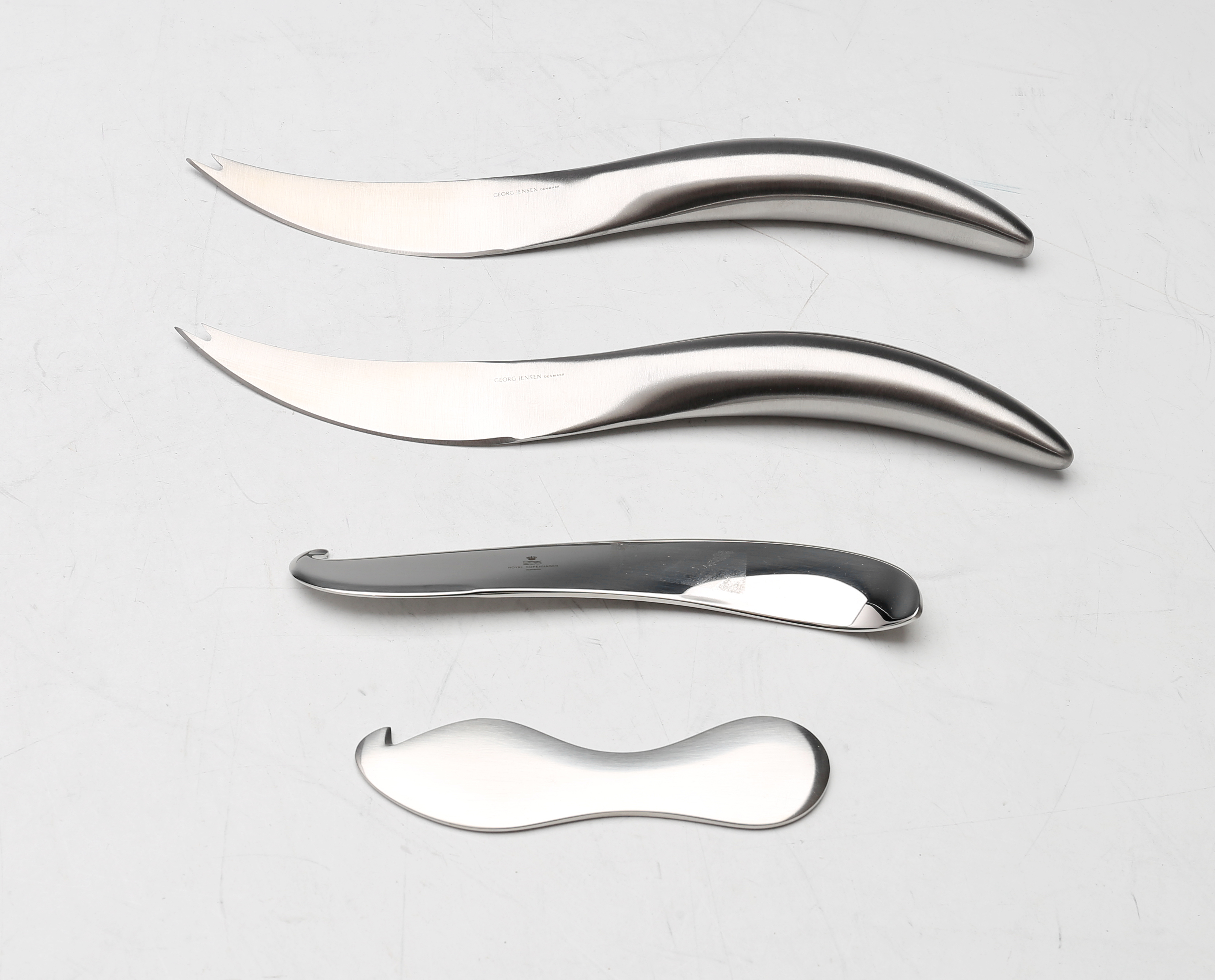 Jensen, Two Forma, AllRound Cheese Knife, stainless steel and