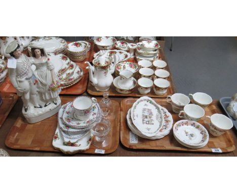 Tray of Royal Doulton 'The Four Seasons' bone china items from 'The Brambly Hedge Gift Collection' to include; cups, saucers,