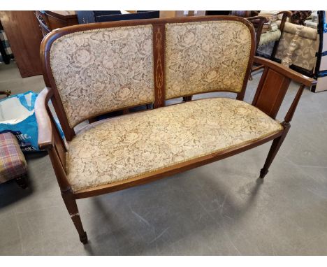 Antique Two Seater Period Love-Seat Sofa/Salon Chair