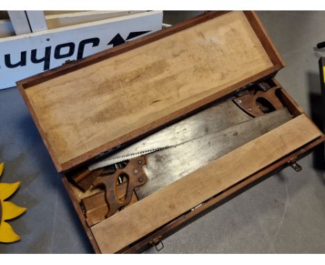 Vintage Box of Woodworking Tools 