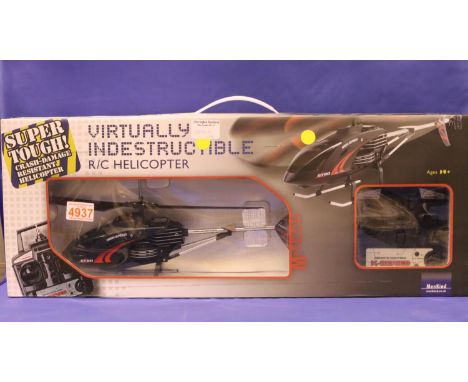 Boxed M-Tech remote control helicopter. P&amp;P Group 3 (£25+VAT for the first lot and £5+VAT for subsequent lots) 