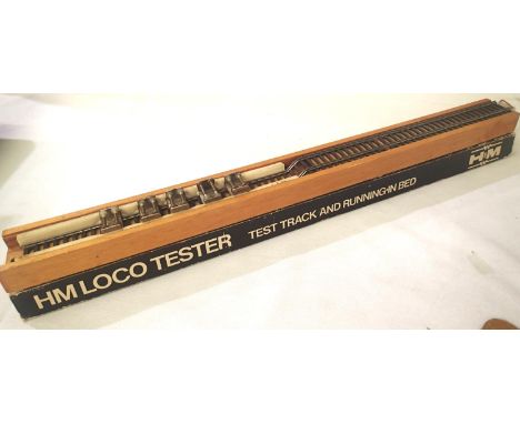 H&amp;M loco tester, test track, and running-in bed. P&amp;P Group 1 (£14+VAT for the first lot and £1+VAT for subsequent lot