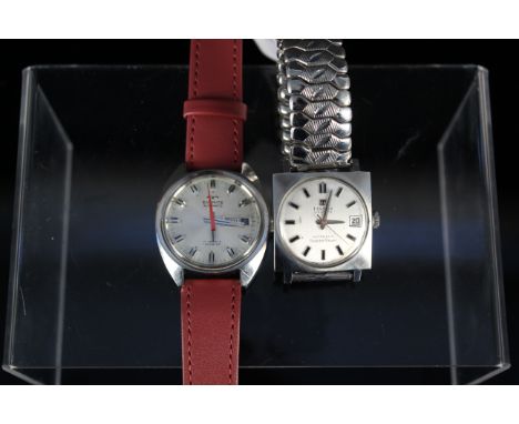A 1970's automatic Tissot Visodate Seastar Seven watch plus a 1970's Everite automatic gents wristwatch