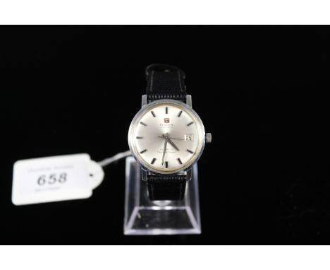 A 1960's Tissot Visodate Seastar Seven automatic gents wristwatch with original box (as found) plus manual