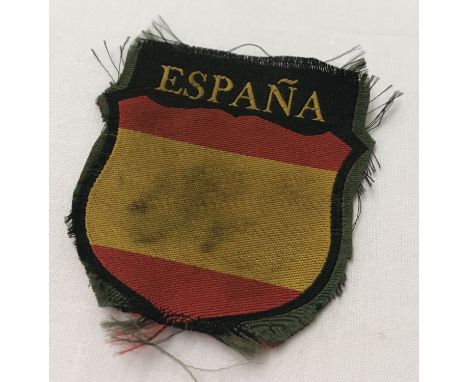 Spanish Civil War style, Condor Legion embroidered cloth patch.  Approx. 6.5cm x 7cm.