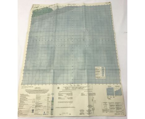 A Vietnam war style military map of the Giong Giua province. 1:50,000 scale. Approx. 73 x 57 cm.