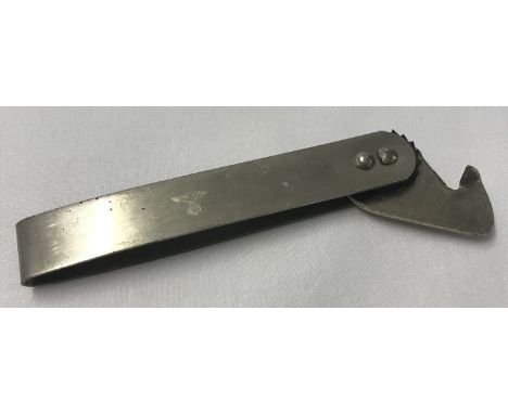 A WWII style German Army can opener.  Approx. 10cm long.