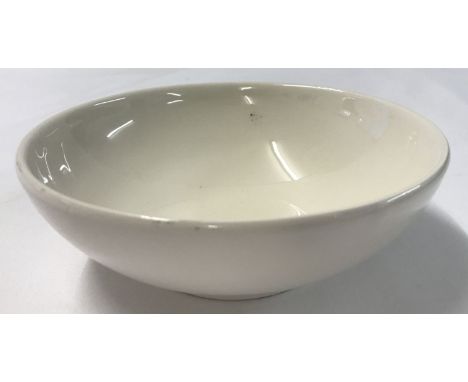 A WWII style German Army ceramic bowl with markings to base.  Approx. 16.5cm diameter.