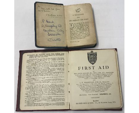 A WWII George VI pocket Bible with foreword for all serving forces from His Majesty The King. Together with a 1912 issue of a