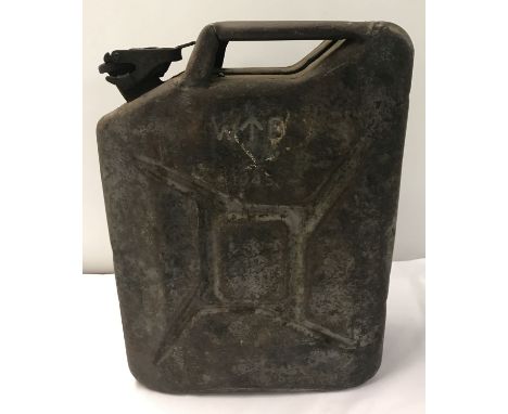 A WWII era British Army War Department Jerry can, dated 1945.  