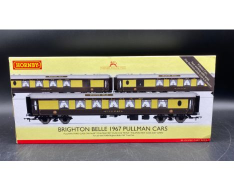 Hornby R4871 OO Pack of 3 Brighton Belle 1967 Pullman Cars, each boxed and appearing unopened, Made in China(850g)Includes:-R
