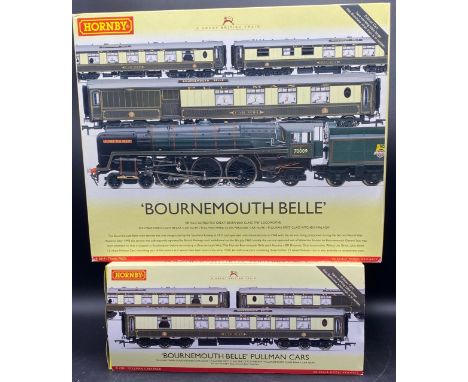 Hornby R2819 'Bournemouth Belle' Train Pack with associated R4381 three Pullman car coach pack(2100g)Includes BR 4-6-2 'Alfre