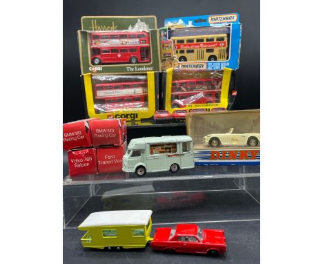 A mixed Lot of Corgi, Dinky, Lesney and Lledo die-cast vehicles(2900g)Includes:-Lesney Matchbox Series No.22 Pontiac GP Sport