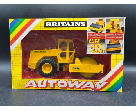 Britains Autoway 9818 Road Roller(250g)Appears undisturbed from packagingBox showing shelf wear - Condition - Models Excellen