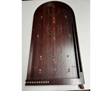 Wooden Bagatelle in new condition, Maker Past Times Cheltenham(4500g) 74cm x 40cmComplete with balls and tested - Condition -