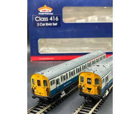 Bachmann Branchline 31-377 Class 416 2 car EPB EMU in BR blue & grey, Tested Runner(950g)with LightsPreviously enjoyed, showi