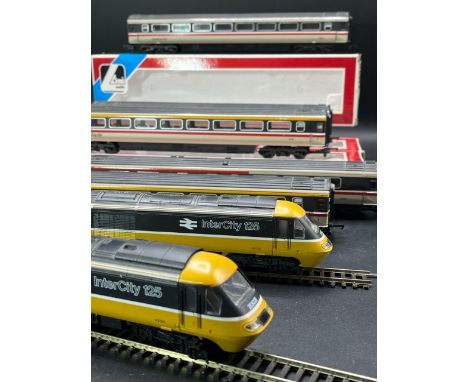 Lima OO Intercity 125 HST No.253028 Loco 43126, Tested Runner with Dummy 43125 and five coaches (3 boxed)(1700g)Lima loco and