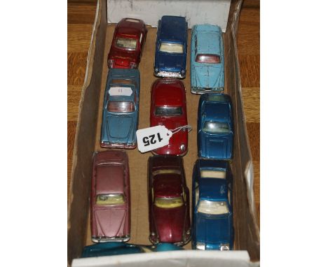 Ten Corgi toys including Jaguar E Type 2+2 circa 1960-70s, none boxed