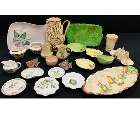 Mid century ceramics - Carlton ware trinket dishes, Shelley trinket dishes, Wade; etc (23 pieces)