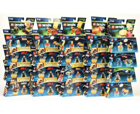 Lego Dimensions a large quantity to include 71219 Lord of the rings, 71248 Mission Impossible x 10, 71211 The Simpson's Bart 