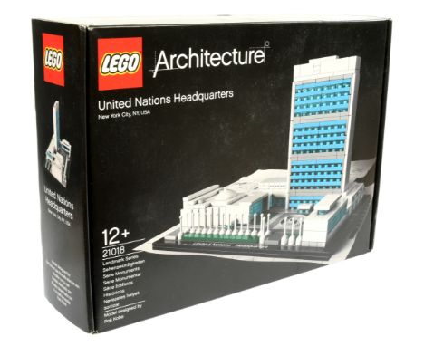 Lego Architecture 21018 United Nations Headquarters - New York City USA, within Excellent sealed packaging (light odour).