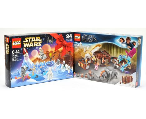 Lego sets to include Fantastic beasts Newts Case of Magical Creatures 75952, Star Wars Advent calendar 75146. Both are Near M