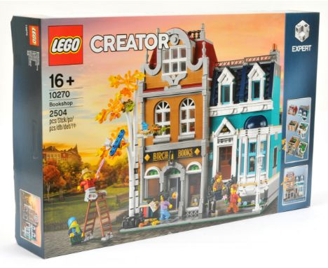 Lego Creator 10270 Bookshop- Modular Buildings Series within Excellent Plus to Near Mint sealed packaging.