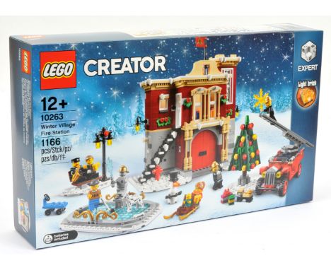 Lego 10263 Winter Village Collection - Winter Village Fire Station- within Near Mint packaging.