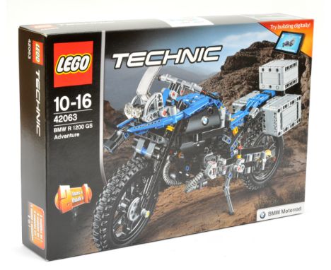 Lego Technic set 42063 BMW R 1200 GS Adventure, within Near Mint sealed packaging.