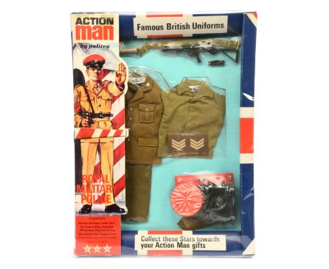 Palitoy Action Man Vintage Famous British Uniforms - 34138 Royal Military Police comprising REd Cap &amp; Badge, Jacket Shirt