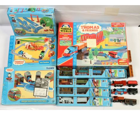 Tomy Thomas &amp; Friends various sets &amp; Locomotives including 7408 Thomas Adventure Set, Big Loader, Engine Sheds &amp; 