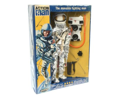 Palitoy Action Man Vintage 34701 Astronaught, comprising Space Suit &amp; Helmet, Tether Cord, Space Boots &amp; Gloves, Came