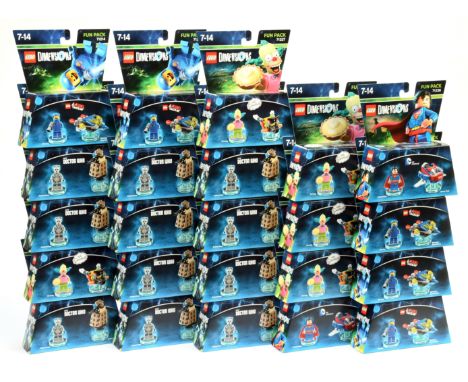 Lego Dimension Fun packs to include The Lego Movie 71214 x 6, The Simpsons 71227 x 5, Doctor Who 71238 x 11. All within Near 