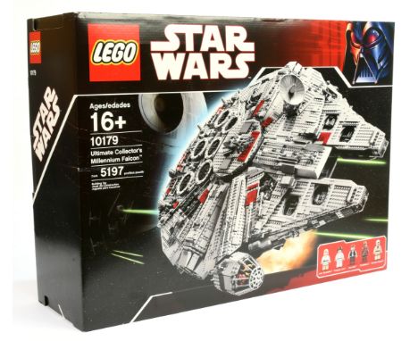 Lego Star Wars 10179 Millennium Falcon set - Opend set, contents are dusty &amp; part built, with instructions, not checked f