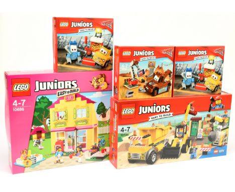 Lego Juniors sets to include Cars Mater's Junkyard set 10733, Juniors Demolition Site 10734, Family House 10686, Guido and Lu